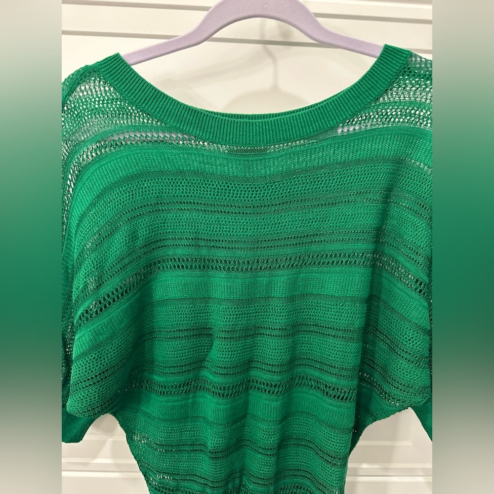 NWOT Express Knitted Green top for women size XS